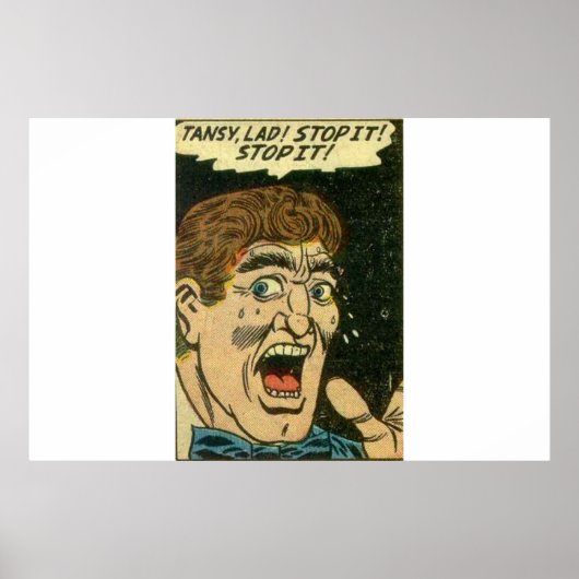 Poster Bande dessinée vintage d'horreur | Classic BD (Devant)