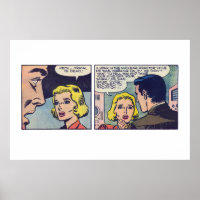 Bande dessinée vintage "Keith... Frank est mort !"