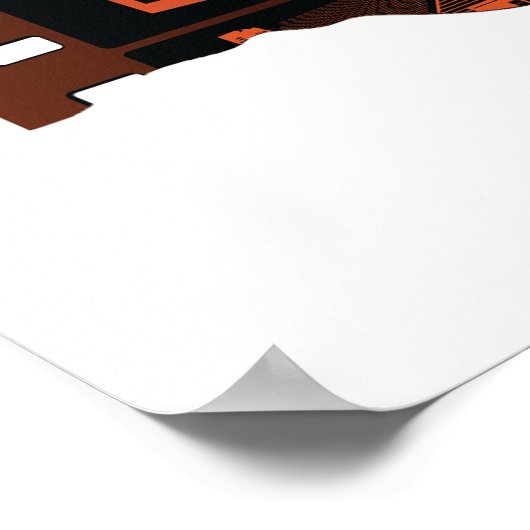 Poster Bande film négative (Coin)