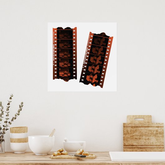 Poster Bande film négative (Cuisine)