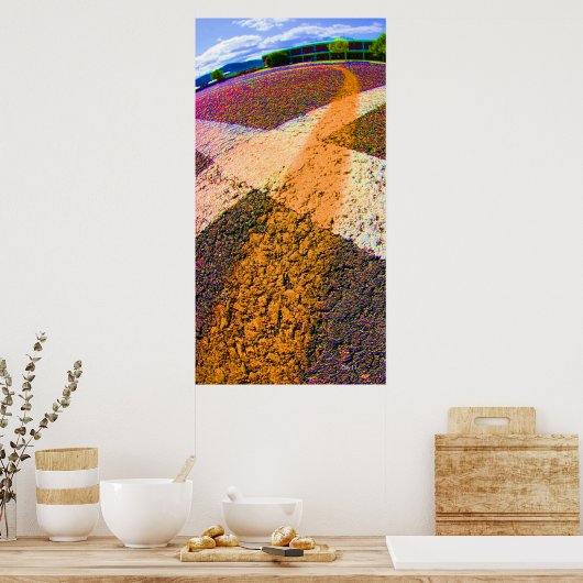 Poster Bande jaune (Cuisine)