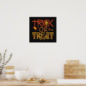 Poster Bande ou traitement de l'affiche Halloween (Cuisine)
