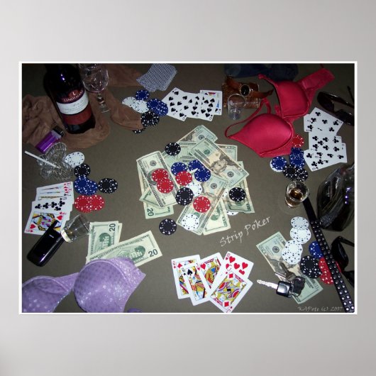 Poster Bande Poker en couleur (Devant)