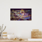 Poster Bande stylisée Las Vegas (Cuisine)