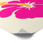 Poster Bandeau d'anniversaire à thème de la plage et du s (Coin)