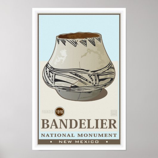 Poster Bandelier Monument National 3 (Devant)