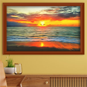Poster Banderas Bay Sunset 1738 Art Print