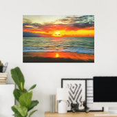 Poster Banderas Bay Sunset 1738 Imprimer (Bureau à domicile)