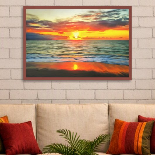 Poster Banderas Bay Sunset 1738 Imprimer