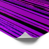 Poster Bandes Abstraites pourpres 606 (Coin)