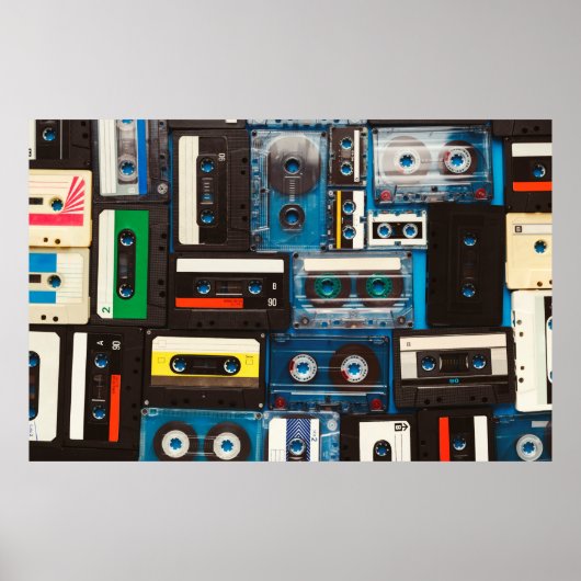 Poster Bandes audio rétro (Devant)