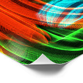 Poster Bandes colorées (Coin)