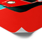 Poster Bandes de bus Retro London (Coin)