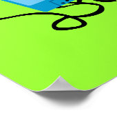 Poster Bandes de cassettes colorées (Coin)