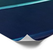 Poster Bandes de couleurs vibrantes (Coin)