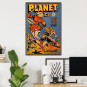 Poster bandes dessinées vintages - (Bureau à domicile)