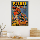 Poster bandes dessinées vintages - (Cuisine)