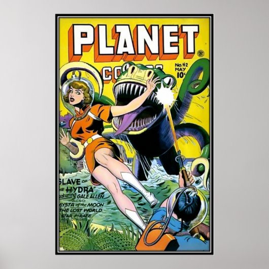 Poster bandes dessinées vintages - (Devant)