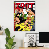 Poster bandes dessinées vintages - (Bureau à domicile)