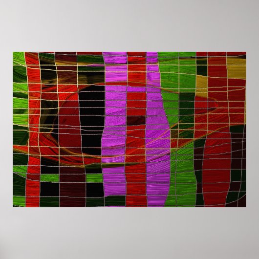 Poster Bandes dorées (Devant)