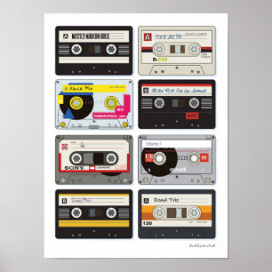Poster Bandes-mixes de ma jeunesse gâchée