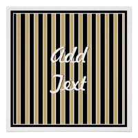 Bandes noires et or - Couleurs scolaires