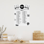 Poster Bandes Qui Ont Joué Au Knob Hill Hotel 1977 (Cuisine)