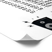 Poster Bandes Qui Ont Joué Au Knob Hill Hotel 1979 (Coin)