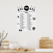 Poster Bandes Qui Ont Joué Au Knob Hill Hotel 1981 (Cuisine)