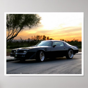 Poster Bandit dans le coucher du soleil de l'Arizona