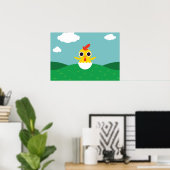 Poster Bandit le poussin (Bureau à domicile)