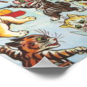 Poster Bandits Kitten De Louis Wain (Coin)
