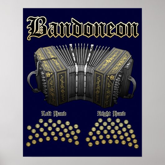 Poster Bandoneon 2 (Devant)