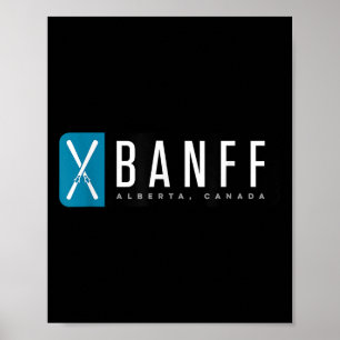Poster Banff Ski