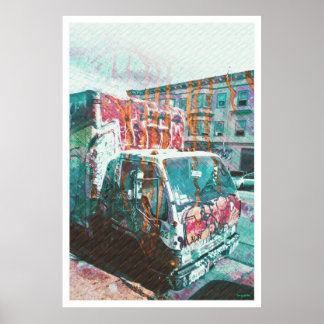 Poster Bang de Camion-A-Licious ( graffiti Love )