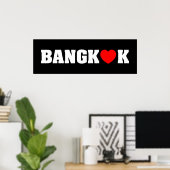 POSTER BANGKOK LOVE (Bureau à domicile)