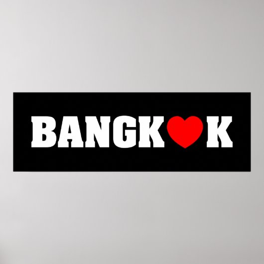 POSTER BANGKOK LOVE (Devant)