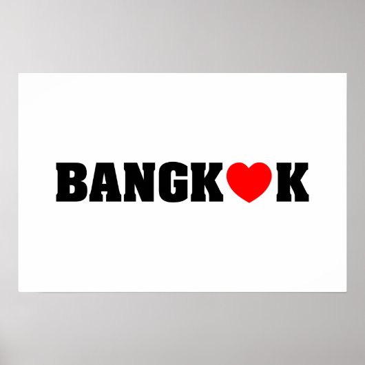 POSTER BANGKOK LOVE (Devant)
