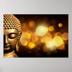 Poster Bangkok, Thailand   Gold Buddha