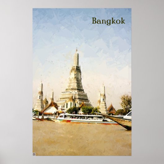 Poster Bangkok, Thaïlande (Devant)