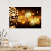 Poster Bangkok, Thaïlande | Bouddha d'or (Cuisine)