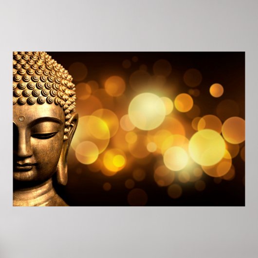 Poster Bangkok, Thaïlande | Bouddha d'or (Devant)