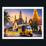 Poster Bangkok Thaïlande Illustration de voyage Pop Art<br><div class="desc">Bangkok Thaïlande Illustration de voyage Pop Art</div>