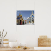 Poster Bangkok, Thaïlande. Le Grand Palais de Bangkok (Cuisine)