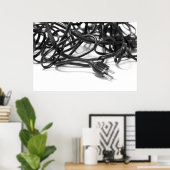 Poster Bangle des câbles d'alimentation (Bureau à domicile)