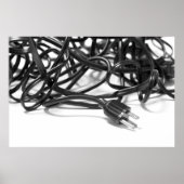 Poster Bangle des câbles d'alimentation (Devant)