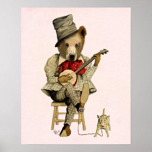 Poster Banjo Bear (Devant)