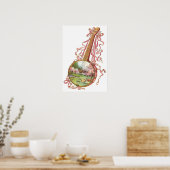 Poster Banjo Ribbons (Cuisine)