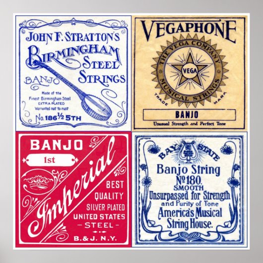 Poster Banjo Strings (Devant)
