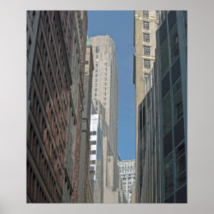 Poster Bank of New York Building Manhattan